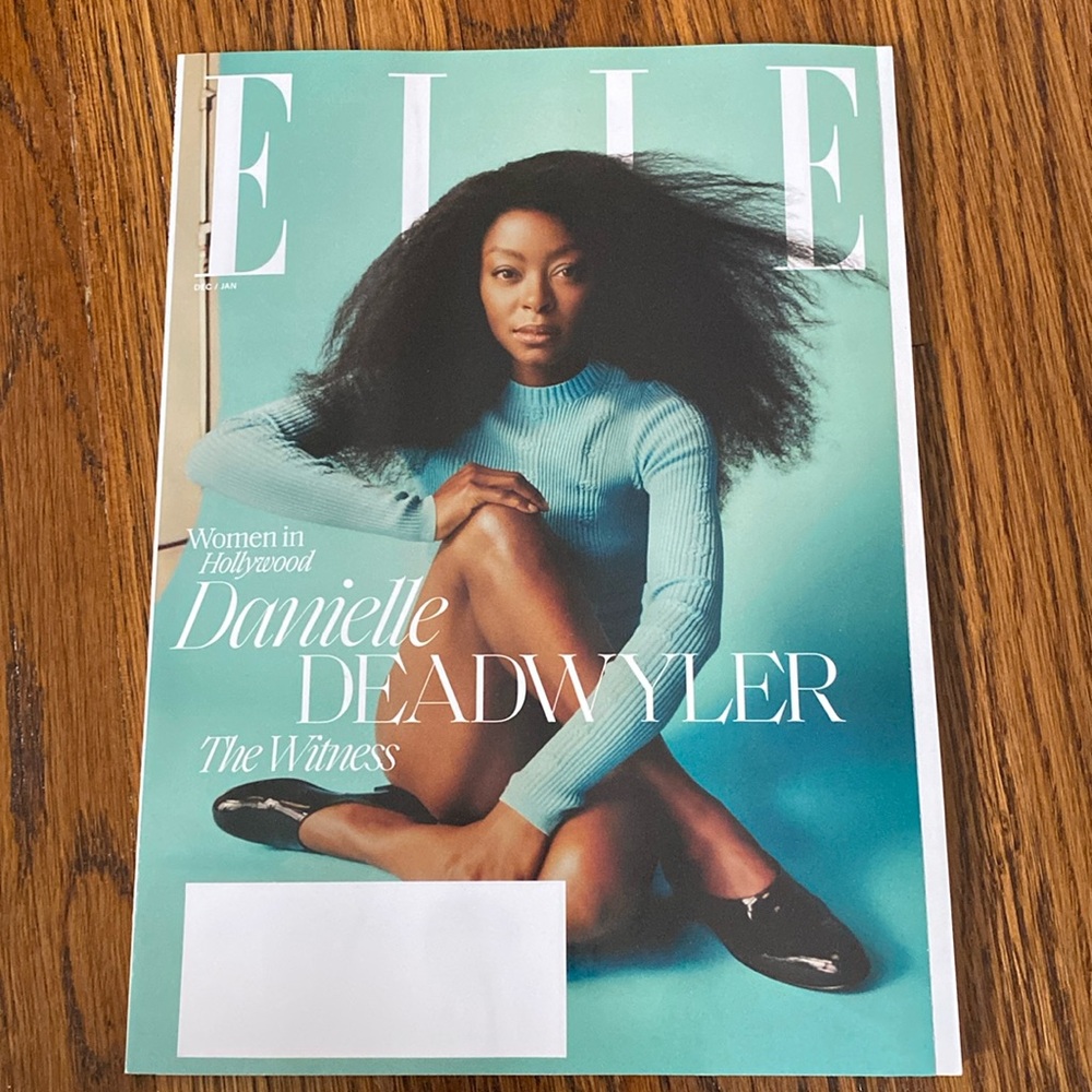 Elle Magazine - December 2024/January 2025 - Danielle Deadwyler - NEVER READ!